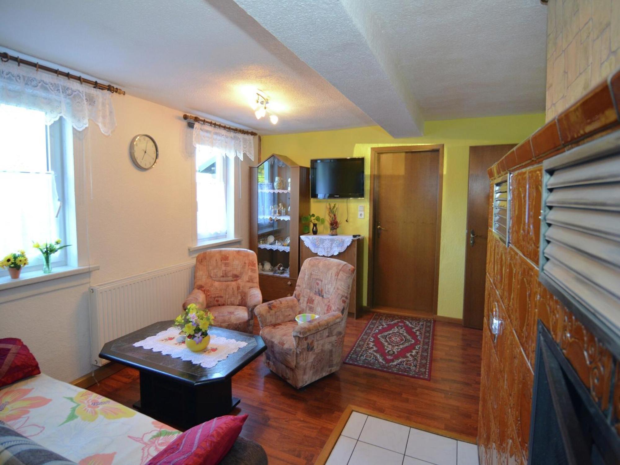 Holiday Home In Neustadt Am Rennsteig With Pond Bagian luar foto