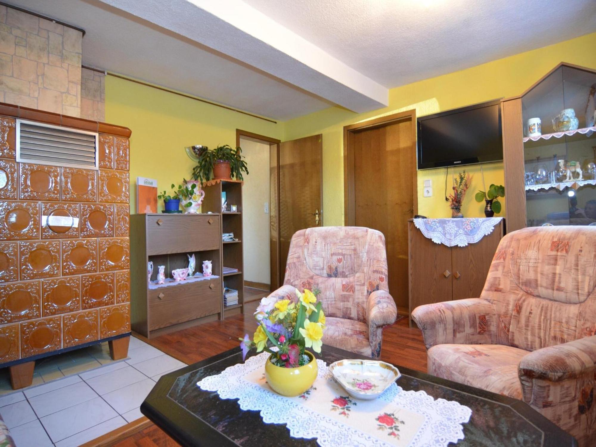 Holiday Home In Neustadt Am Rennsteig With Pond Bagian luar foto