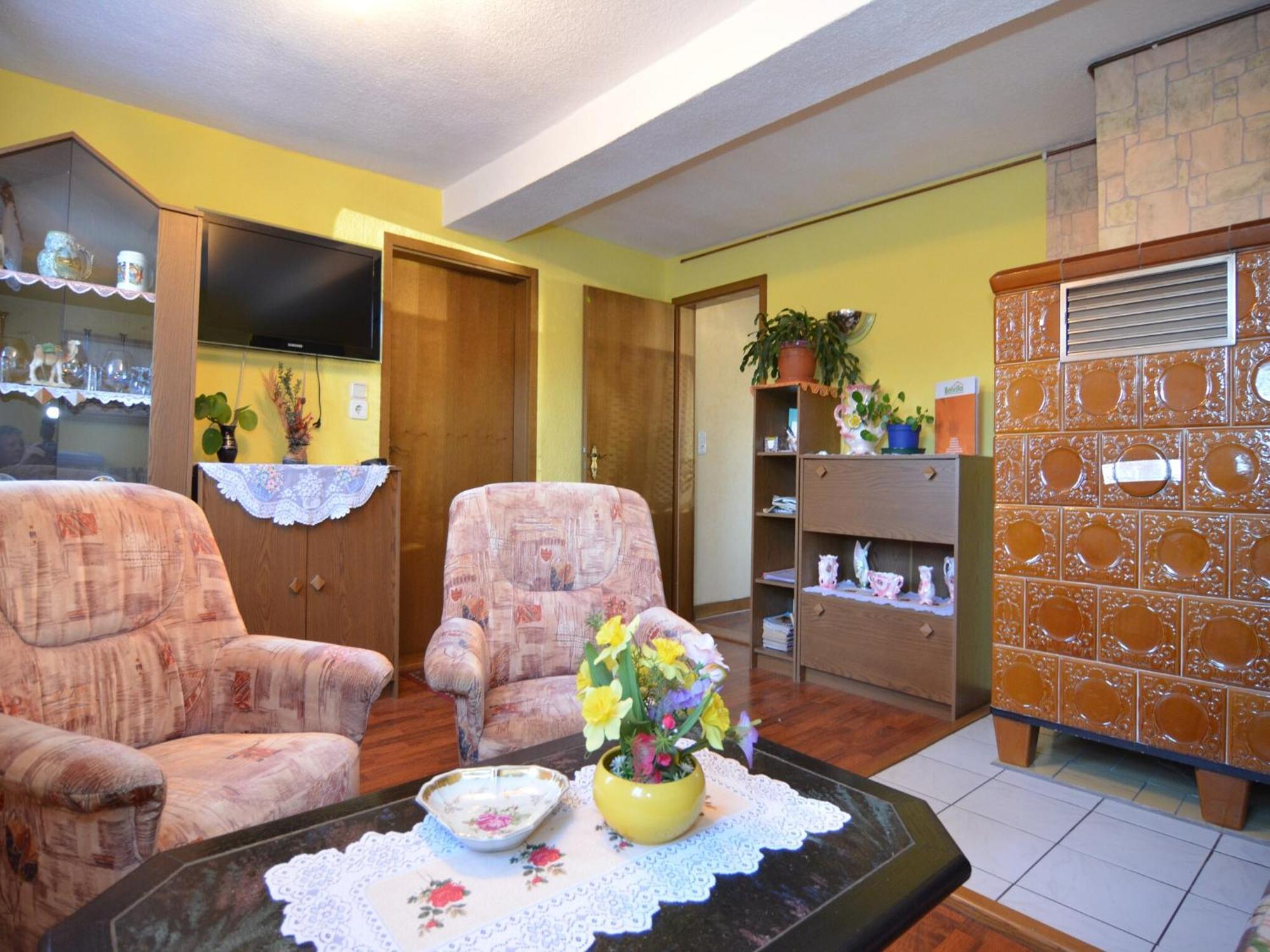 Holiday Home In Neustadt Am Rennsteig With Pond Bagian luar foto