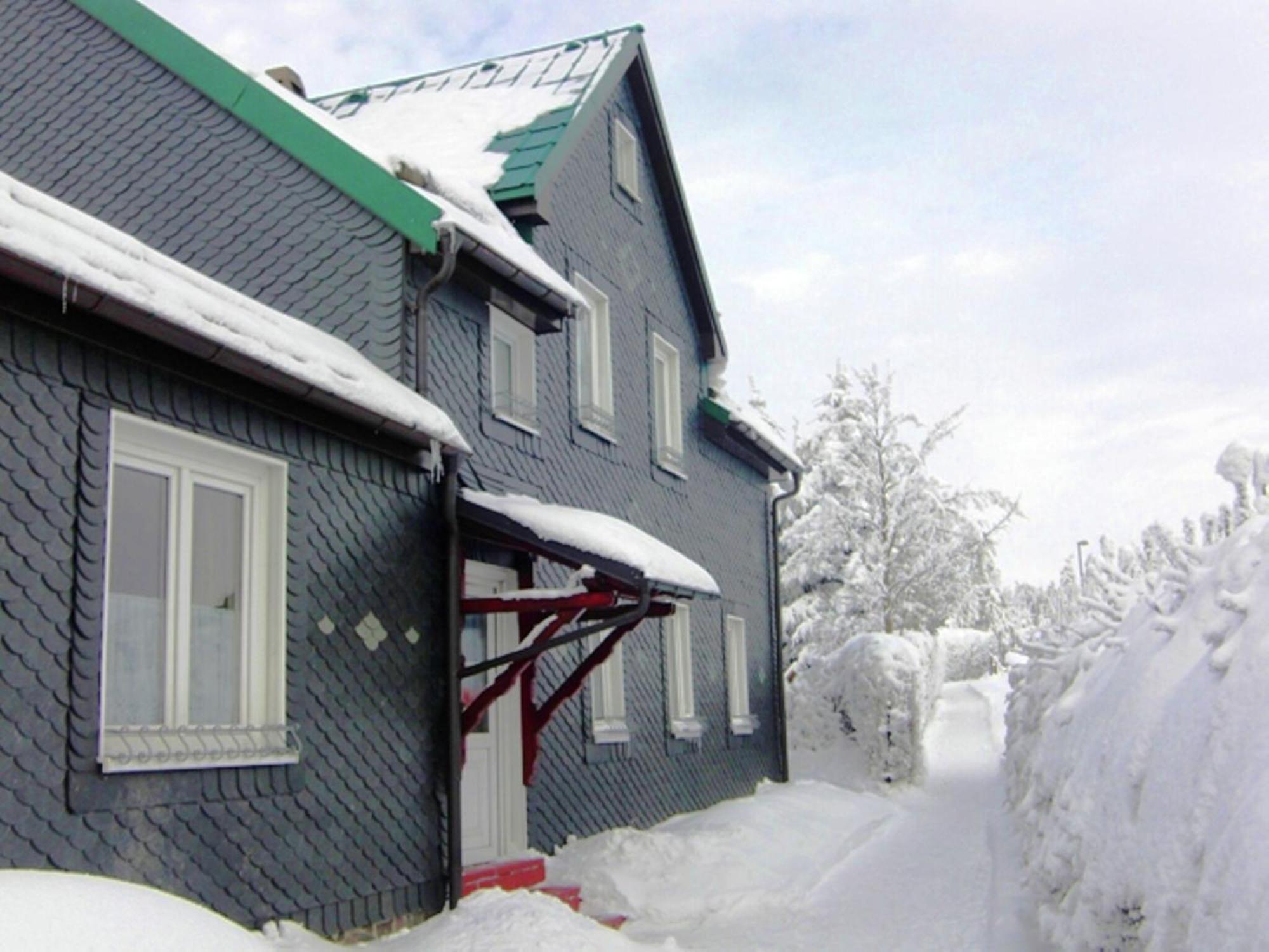 Holiday Home In Neustadt Am Rennsteig With Pond Bagian luar foto