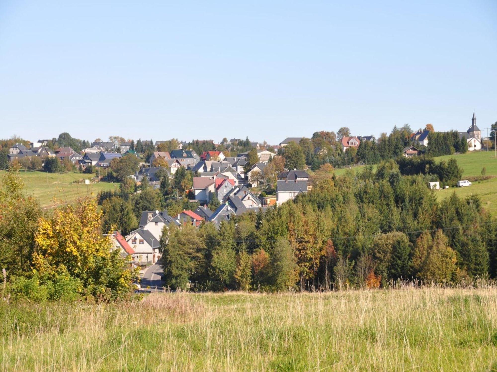 Holiday Home In Neustadt Am Rennsteig With Pond Bagian luar foto